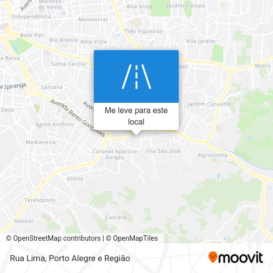 Rua Lima mapa