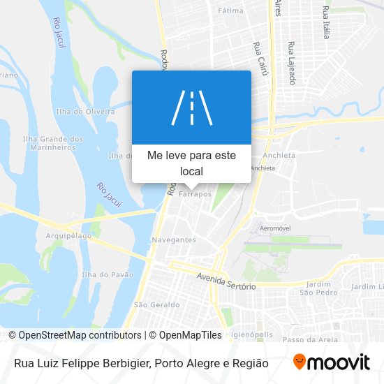 Rua Luiz Felippe Berbigier mapa