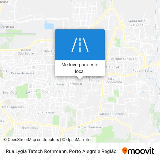 Rua Lygia Tatsch Rothmann mapa