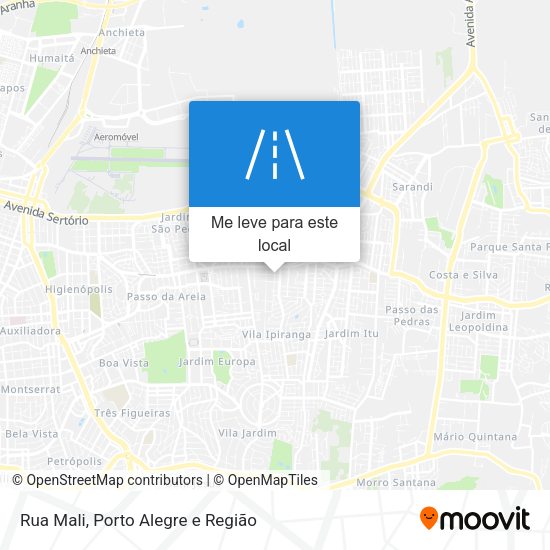 Rua Mali mapa