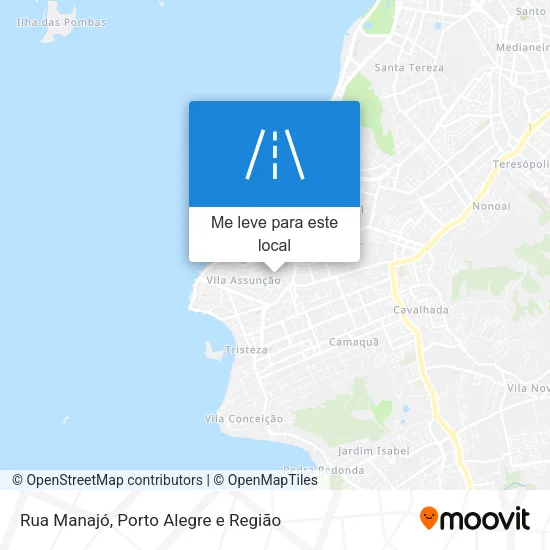 Rua Manajó mapa