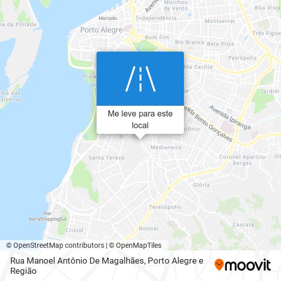 Rua Manoel Antônio De Magalhães mapa