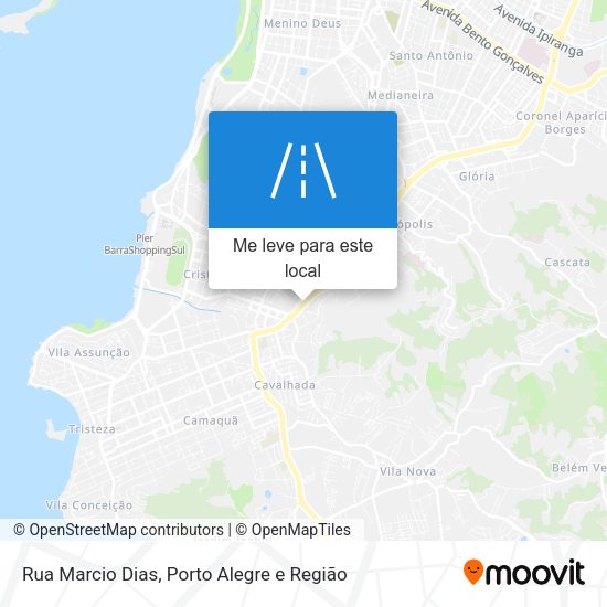Rua Marcio Dias mapa