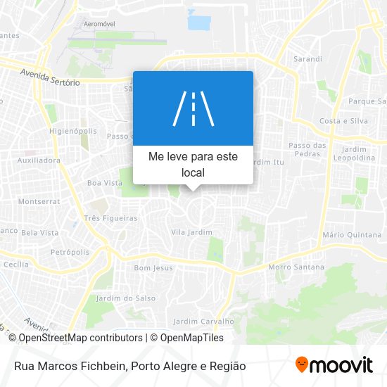 Rua Marcos Fichbein mapa