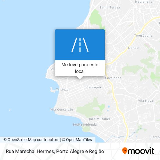 Rua Marechal Hermes mapa