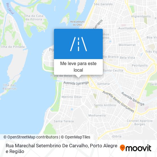 Rua Marechal Setembrino De Carvalho mapa