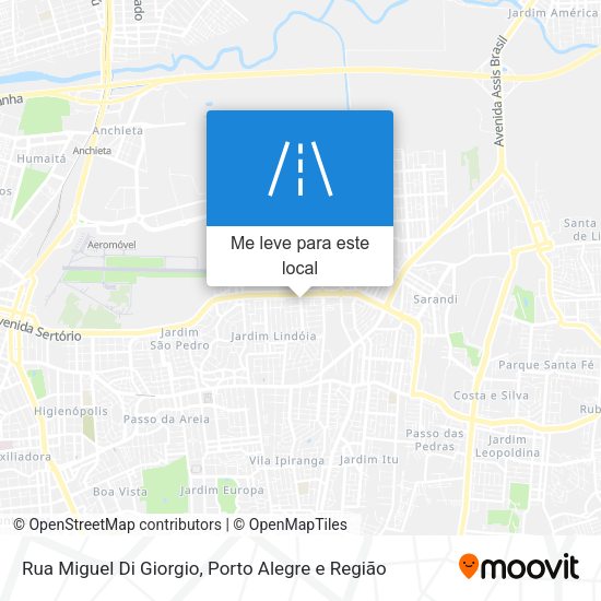 Rua Miguel Di Giorgio mapa