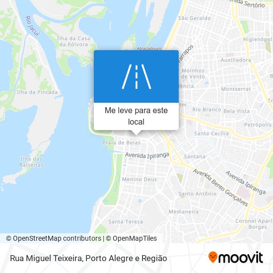 Rua Miguel Teixeira mapa