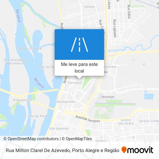 Rua Milton Clarel De Azevedo mapa
