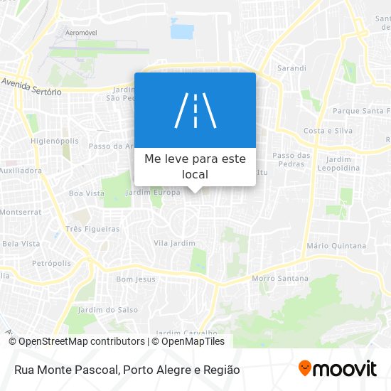 Rua Monte Pascoal mapa