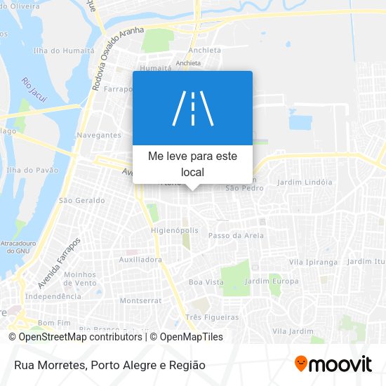 Rua Morretes mapa