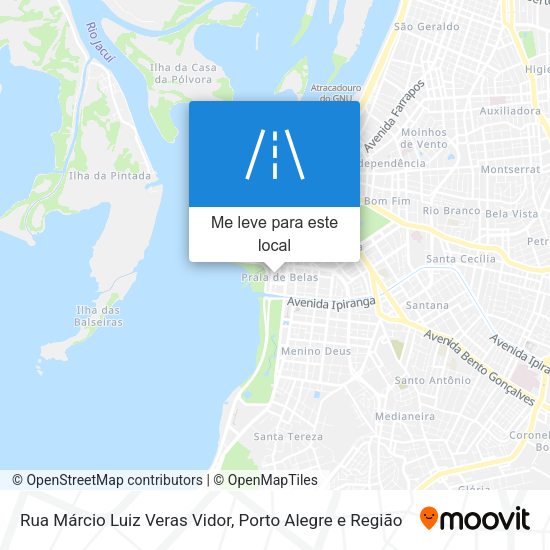Rua Márcio Luiz Veras Vidor mapa