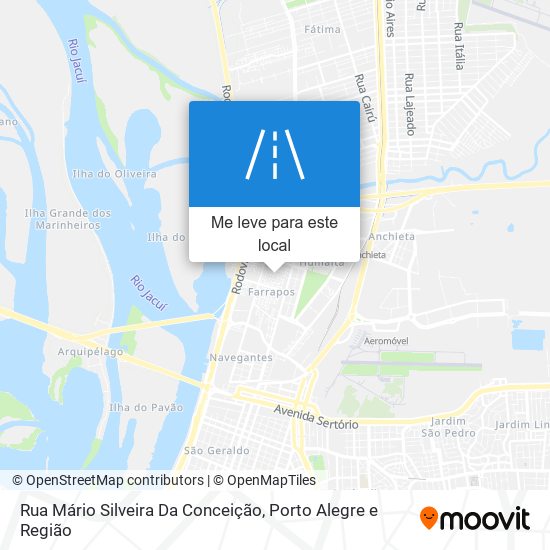 Rua Mário Silveira Da Conceição mapa