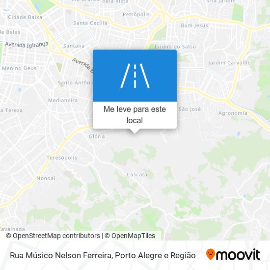 Rua Músico Nelson Ferreira mapa