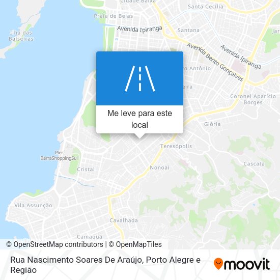 Rua Nascimento Soares De Araújo mapa