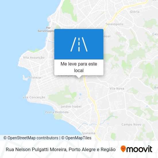 Rua Nelson Pulgatti Moreira mapa