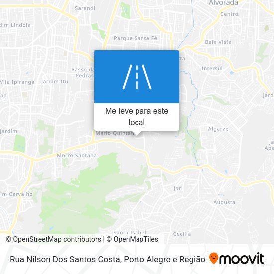 Rua Nilson Dos Santos Costa mapa