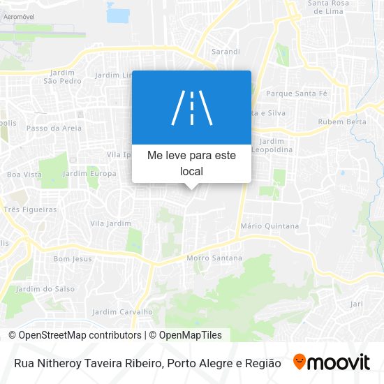 Rua Nitheroy Taveira Ribeiro mapa