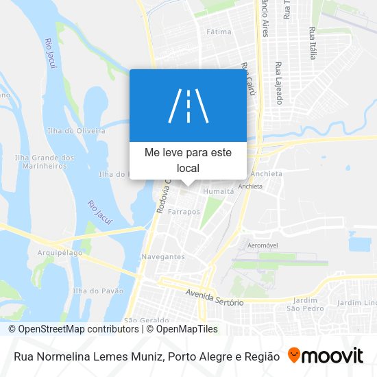 Rua Normelina Lemes Muniz mapa
