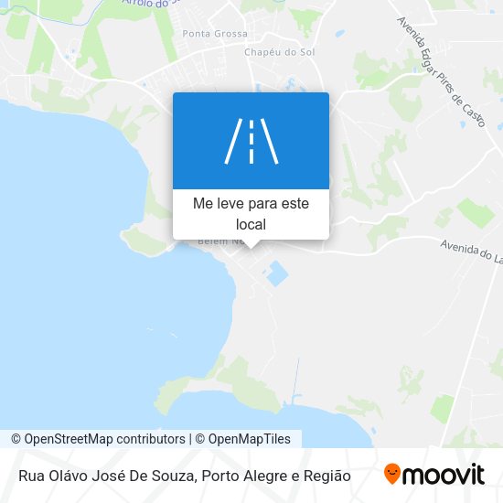 Rua Olávo José De Souza mapa