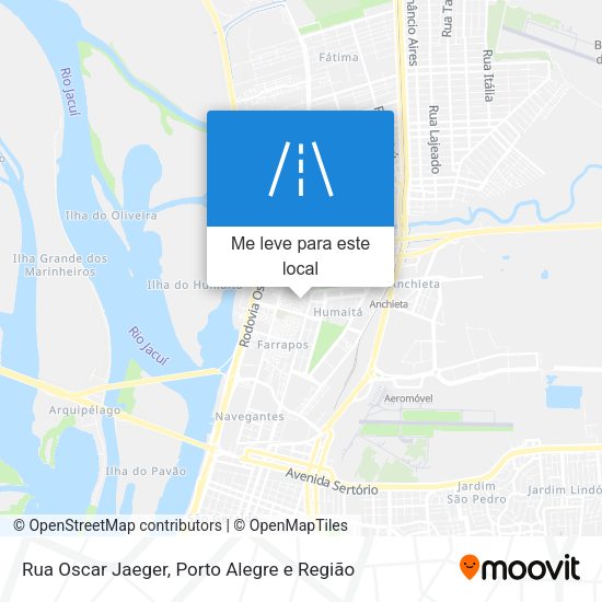 Rua Oscar Jaeger mapa