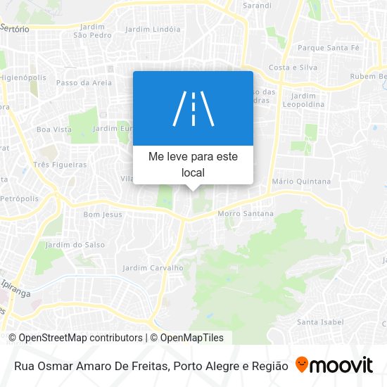 Rua Osmar Amaro De Freitas mapa