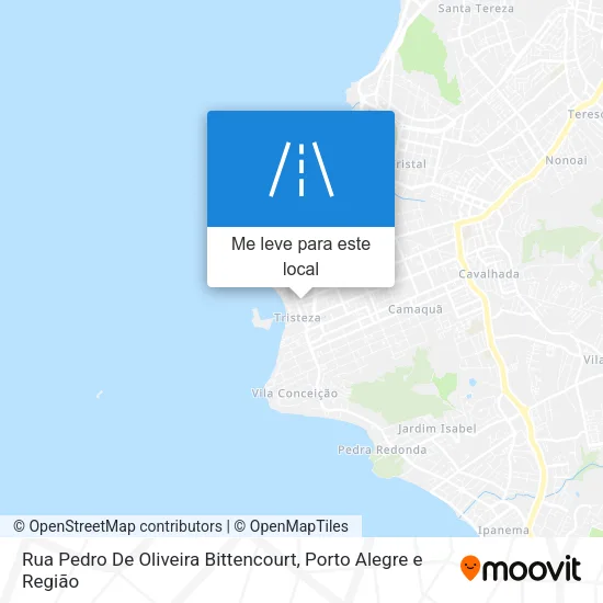 Rua Pedro De Oliveira Bittencourt mapa