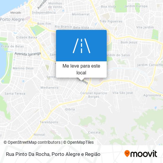 Rua Pinto Da Rocha mapa