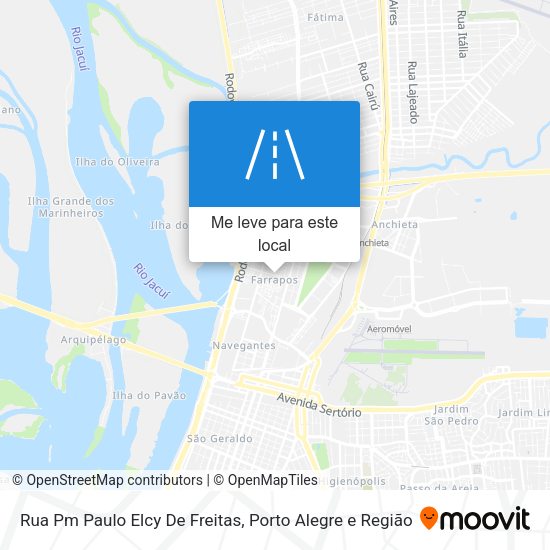 Rua Pm Paulo Elcy De Freitas mapa