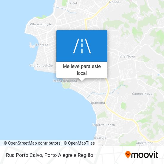 Rua Porto Calvo mapa