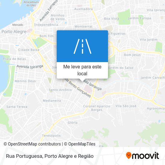 Rua Portuguesa mapa