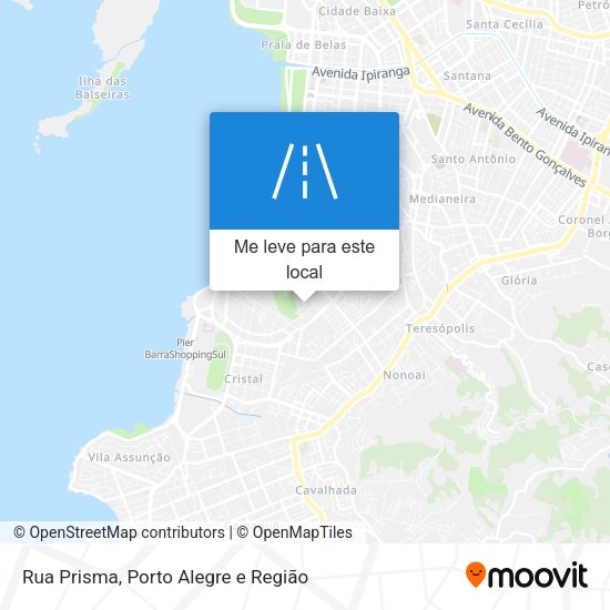 Rua Prisma mapa