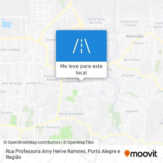 Rua Professora Amy Herve Ramires mapa