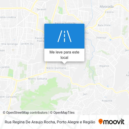 Rua Regina De Araujo Rocha mapa