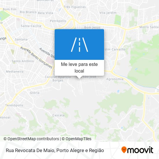 Rua Revocata De Maio mapa