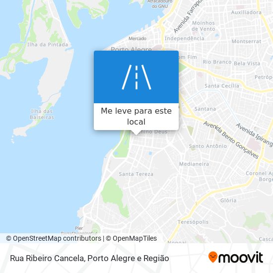 Rua Ribeiro Cancela mapa