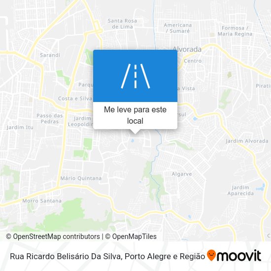 Rua Ricardo Belisário Da Silva mapa