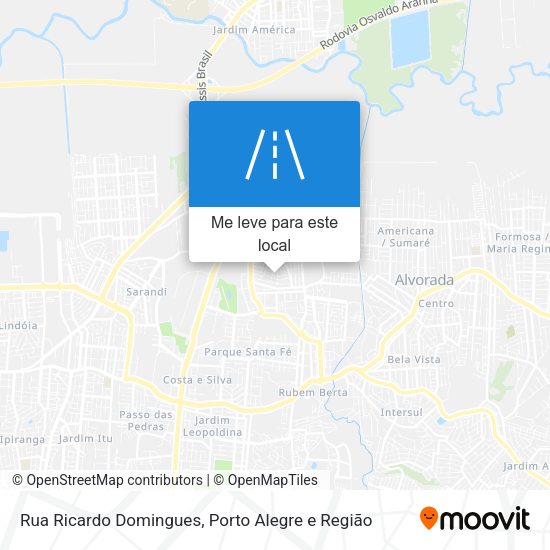 Rua Ricardo Domingues mapa