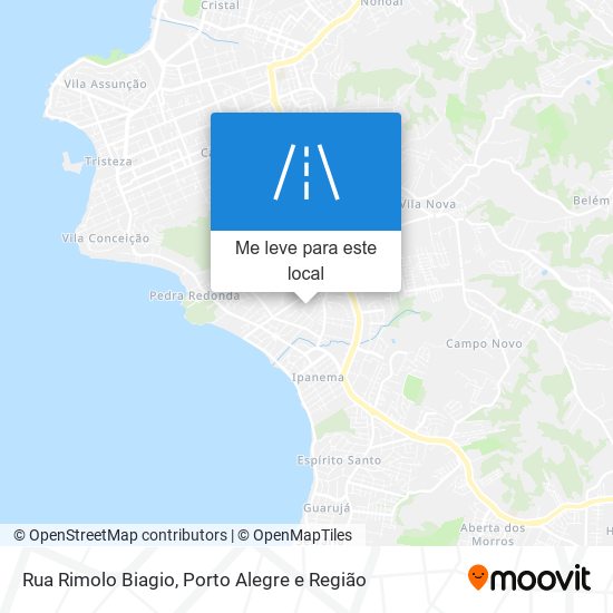 Rua Rimolo Biagio mapa