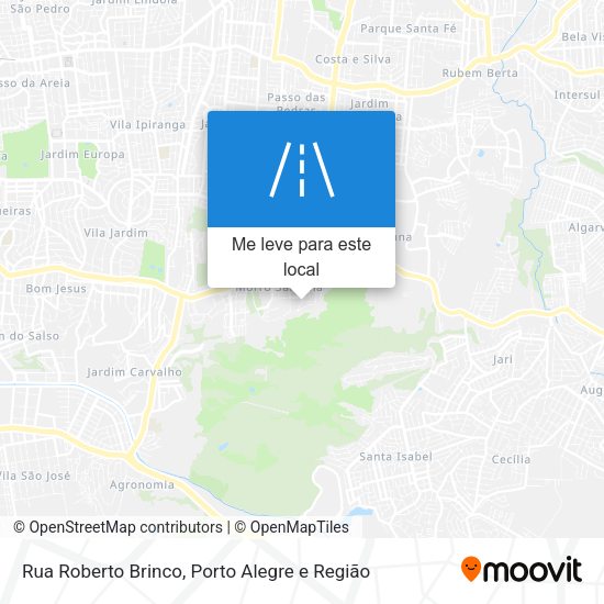 Rua Roberto Brinco mapa