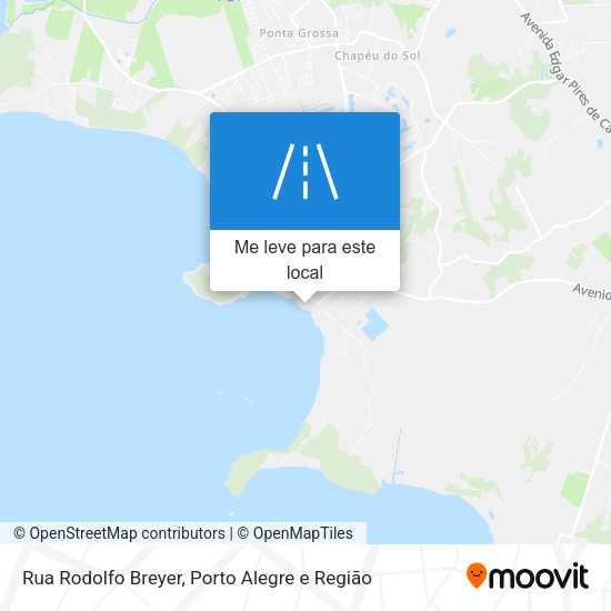 Rua Rodolfo Breyer mapa