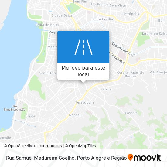 Rua Samuel Madureira Coelho mapa