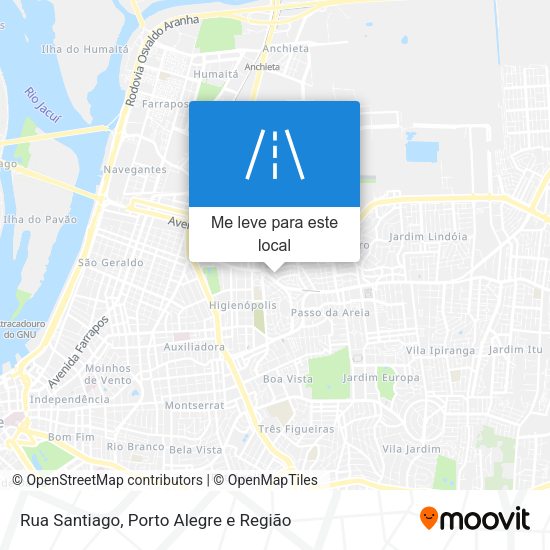 Rua Santiago mapa