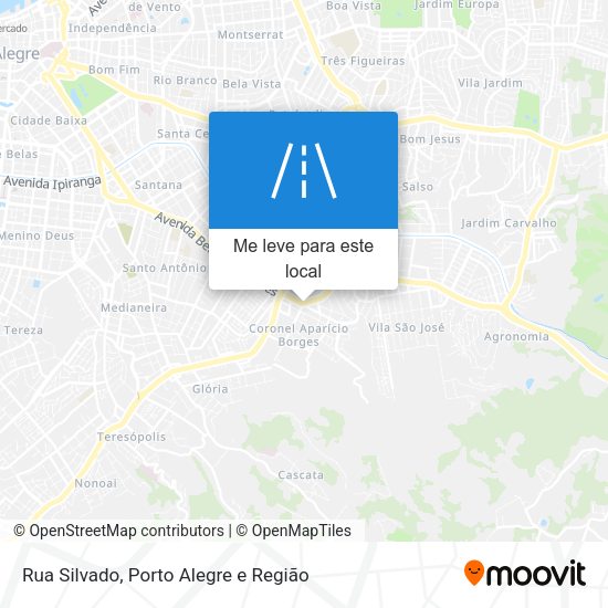 Rua Silvado mapa