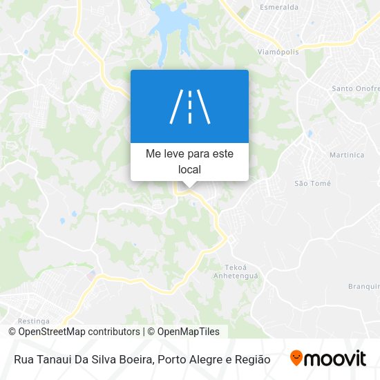 Rua Tanaui Da Silva Boeira mapa