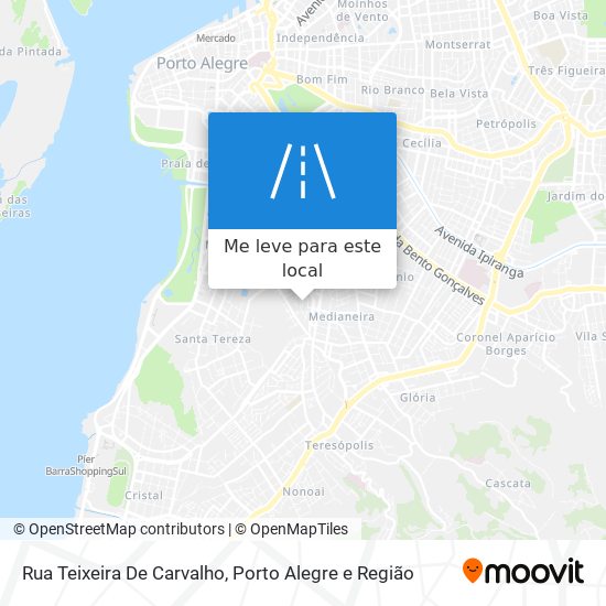 Rua Teixeira De Carvalho mapa