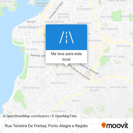 Rua Teixeira De Freitas mapa