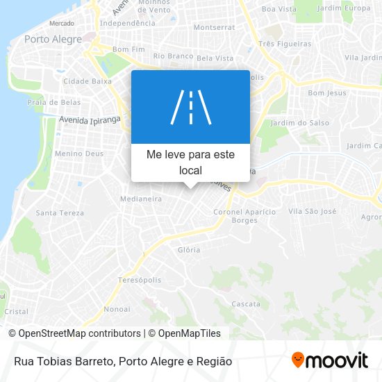 Rua Tobias Barreto mapa