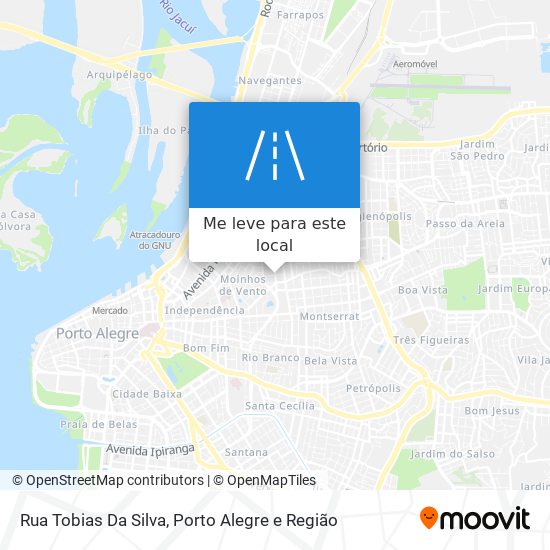 Rua Tobias Da Silva mapa