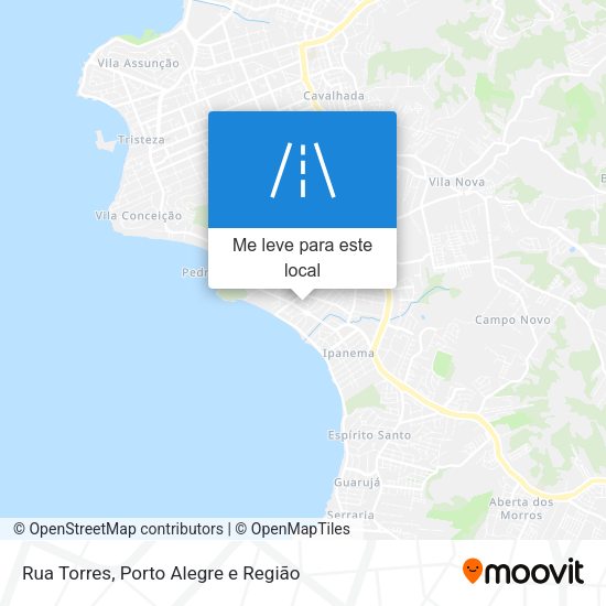 Rua Torres mapa